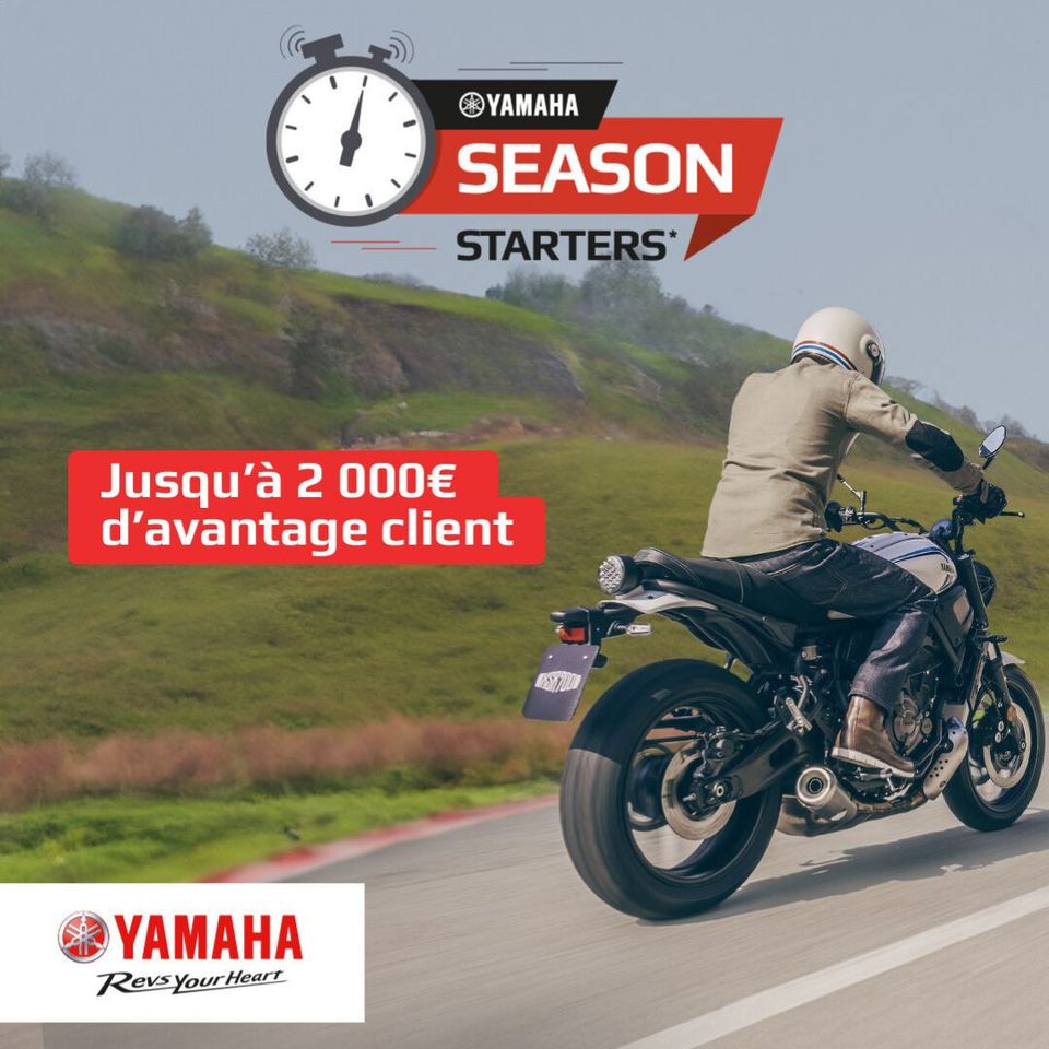 Les offres Yamaha starters season
